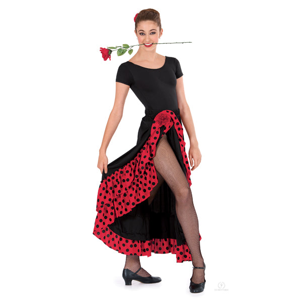 Polka Dot Flamenco Skirt - Niña