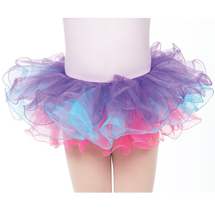 Three Color Tutu W/Bow