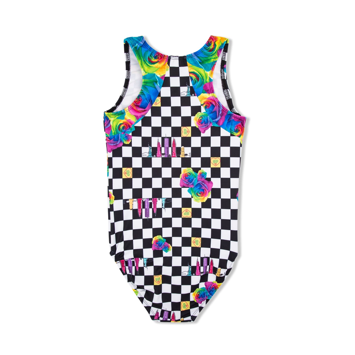 Power Ballet black racer back leotard