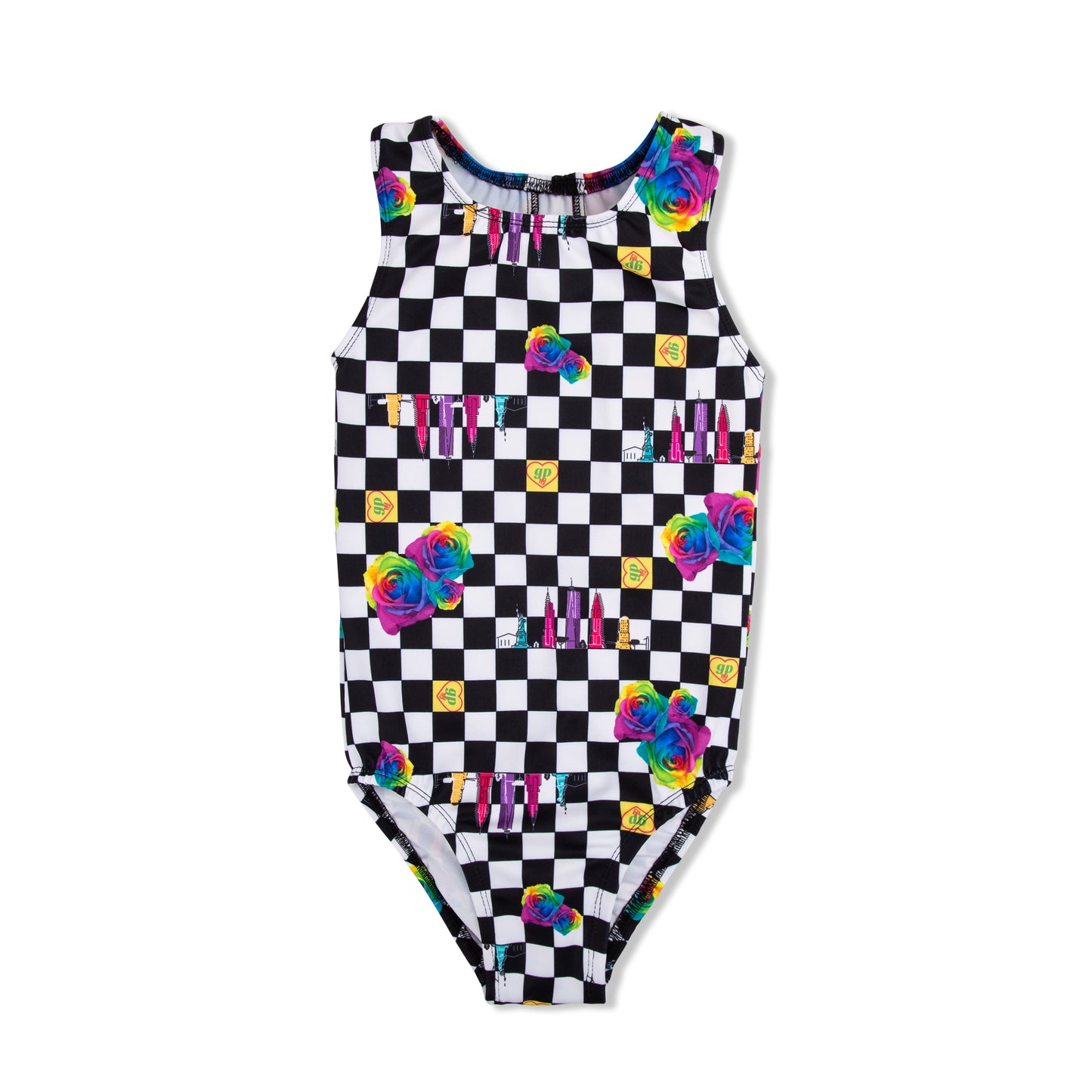 Power Ballet black racer back leotard